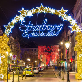 Straßburg Eingang Weihnachtsmarkt