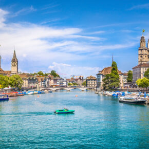 Schweiz Zürich Fluss