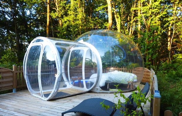 Außergewöhnlich 2 Tage im Bubble Hotel in Frankreich mit