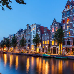 Holland Amsterdam Abend