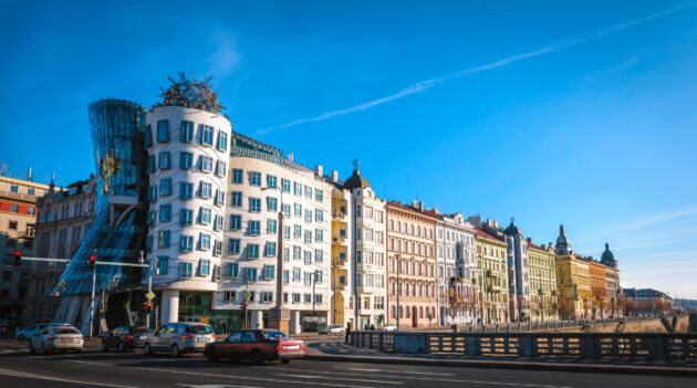 Tschechien Prag Tanzendes Haus Ansicht