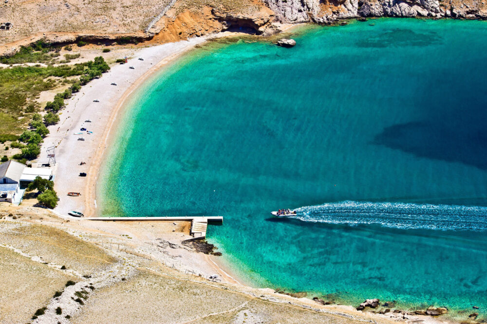 Kroatien Kvarner Bucht Krk Strand