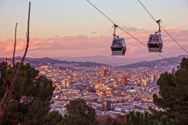 Spanien Barcelona Cable Car