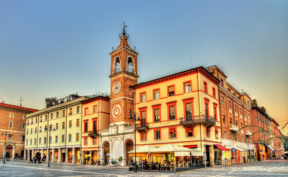 Italien Rimini Martiri Square