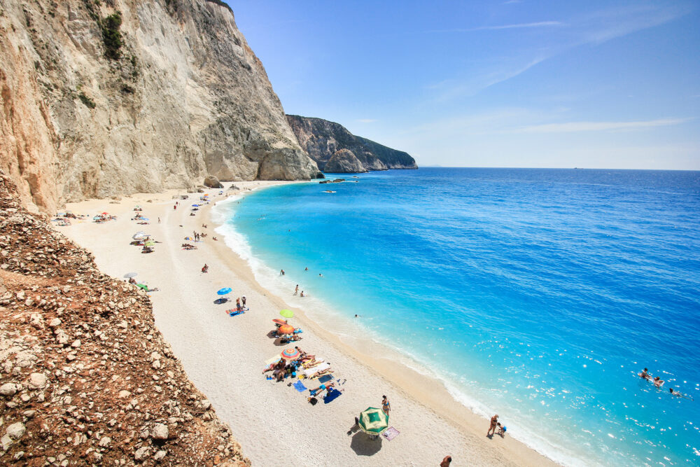 Griechenland Lefkada Katsiki Beach