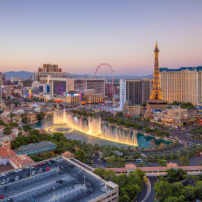 USA Nevada Las Vegas Strip Abend