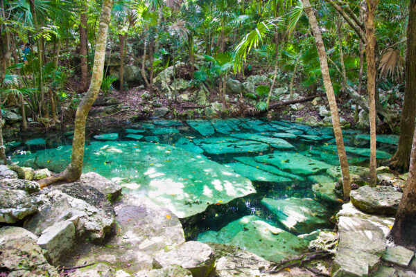 Mexiko Yucatan Cenote Azul