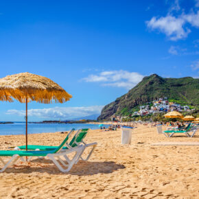 Spanien Teneriffa Las Teresitas Strand