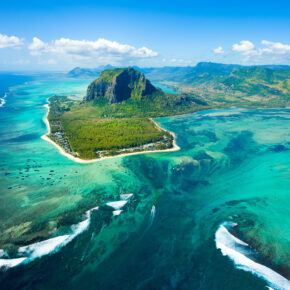 Mauritius von oben