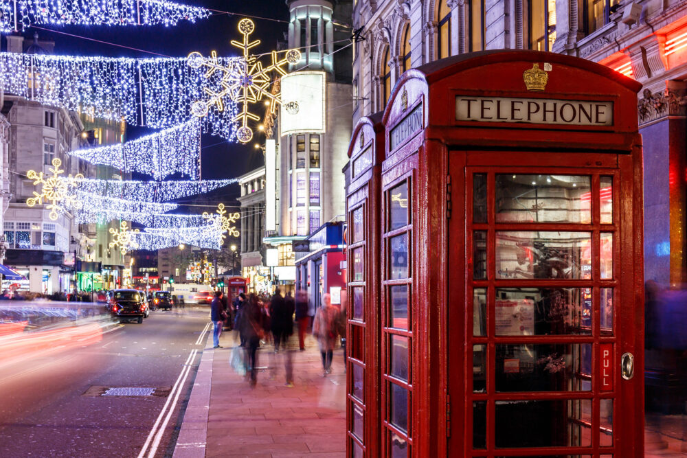 England London Soho Christmas