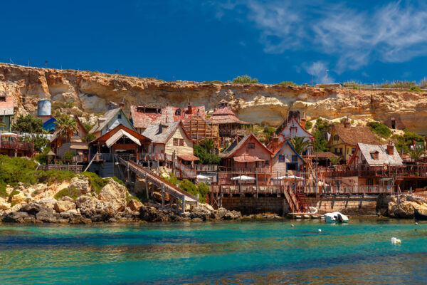 Malta Popeye Village Häuser