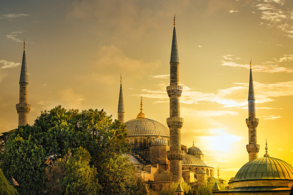 Türkei Istanbul Sultanahmet Mosque