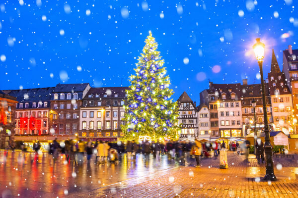 Frankreich Straßburg Weihnachtsmarkt