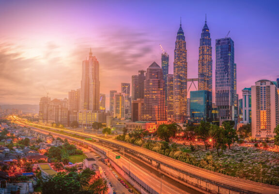 Malaysia Kuala Lumpur Skyline