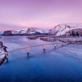 norwegen landschaft brücke