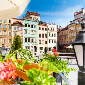 Polen Warschau Altstadt Marktplatz