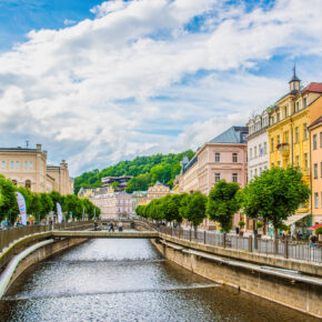 Tschechien Karlsbad Fluss