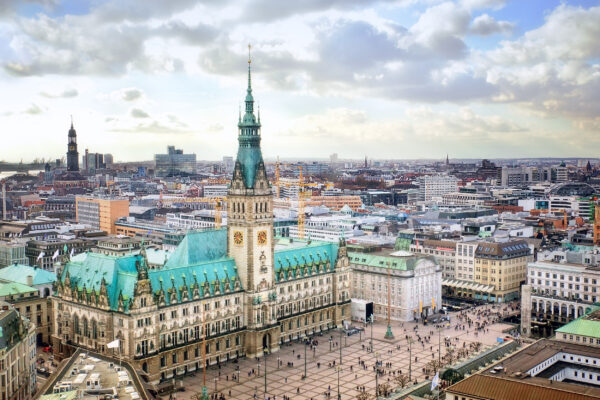 Hamburg Rathaus oben