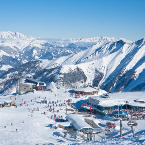 Österreich Kitzsteinhorn Gletscher Skigebiet