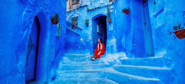 Blue City Chefchaouen: 4 Tage übers Wochenende Marokko mit TOP Hotel & Frühstück ab 31€