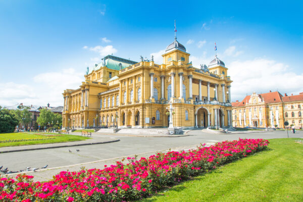 Kroatien Zagreb Nationaltheater