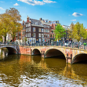 Niederlande Amsterdam Bruecke