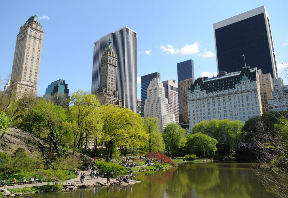 USA New York Central Park Teich