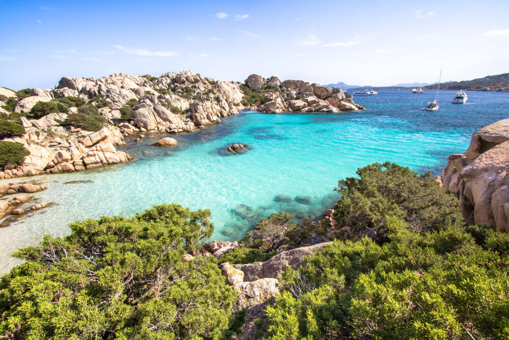 Italien Sardinien Cala Coticcio Caprera Island