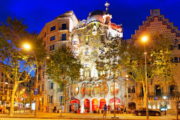 Spanien Barcelona Haus Gaudi