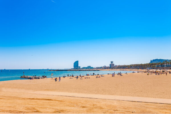 Spanien Barcelona Beach Barceloneta