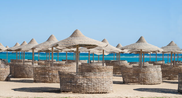 Tunesien Djerba Strandkörbe