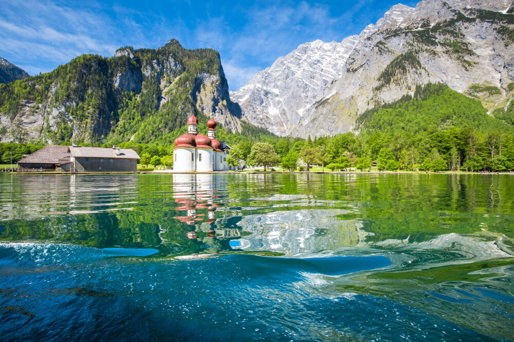 Deutschland Bayern Königssee St. Bartholomä