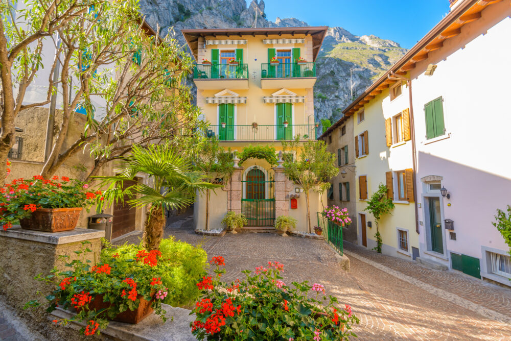 Gardasee Limone Altstadt