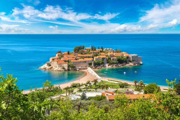 Montenegro Sveti Stefan Inseln