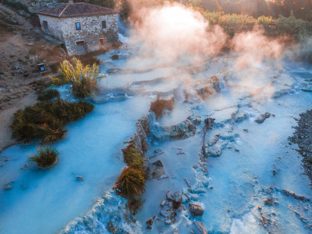 Italien Toskana Saturnia Thermal Springs 2