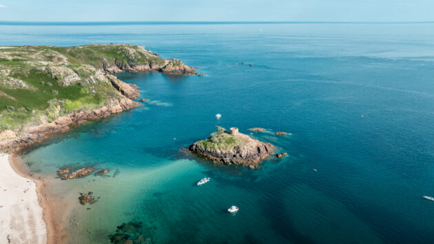 Jersey Aussicht Bucht