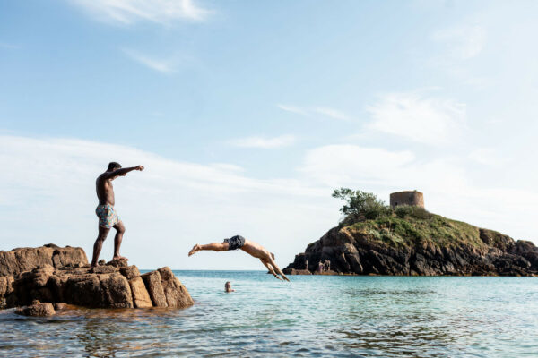 Jersey Portelet Swimming