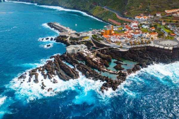 Portugal Madeira natural swimming pool