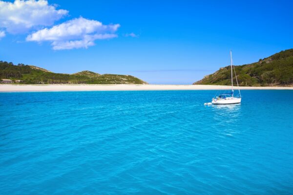 Spanien Galicien Islas Cies islands nahe Vigo 