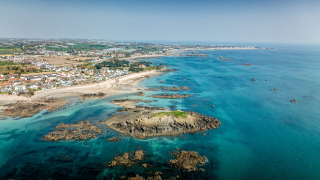 Jersey Strand Aussicht