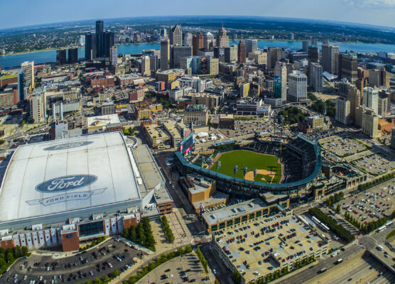 Michigan Detroit Skyline Stadion