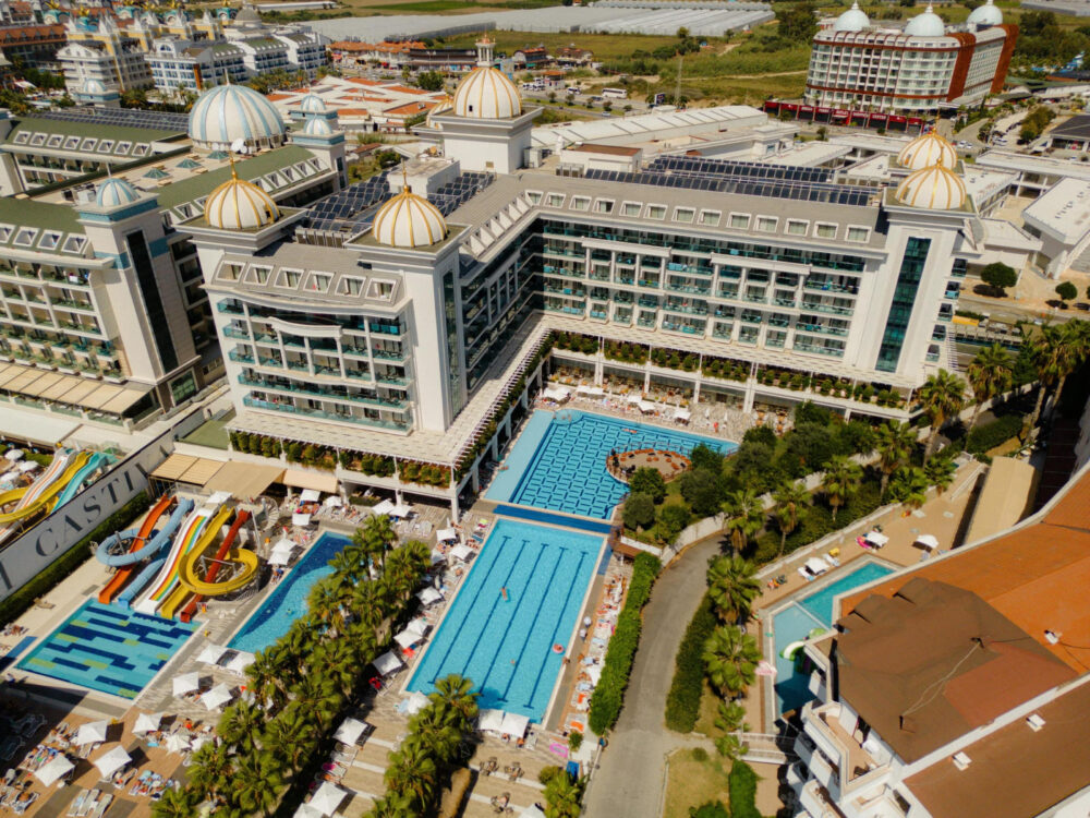 Türkei Castival Hotel Luftansicht