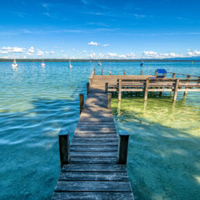 Blick über den Starnberger See, Bayern