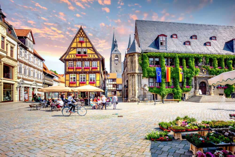 Deutschland Quedlinburg Altstadt