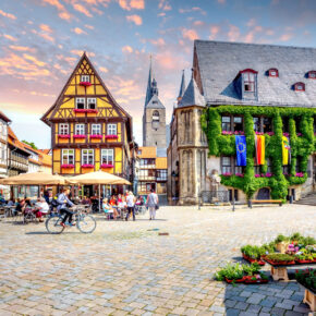 Deutschland Quedlinburg Altstadt